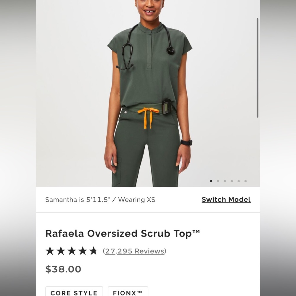 Figs Rafaela scrub top